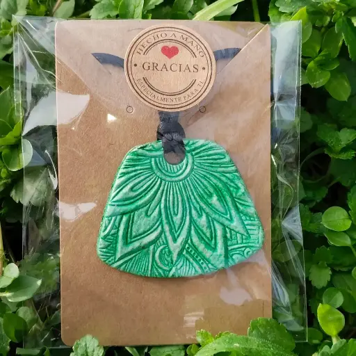 🌿 Amuleto Mandala Floral Verde Grande : Vida, Sanación y Crecimiento 💚