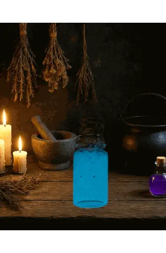 ✨ Agua de Luna-Azul Botella Recta ✨