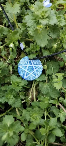 ✨ Amuleto Tetragrama – Línea Azul: Tu Escudo de Sabiduría Arcana y Protección Total ✨