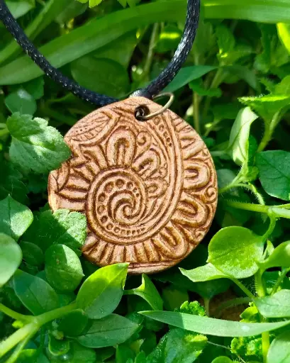 ✨ Mandala Floral Círcular Marrón: Un Jardín Sagrado de Armonía Eterna en tus Manos ✨